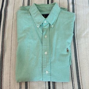 Men’s Ralph Lauren Pastel Green Oxford Size M